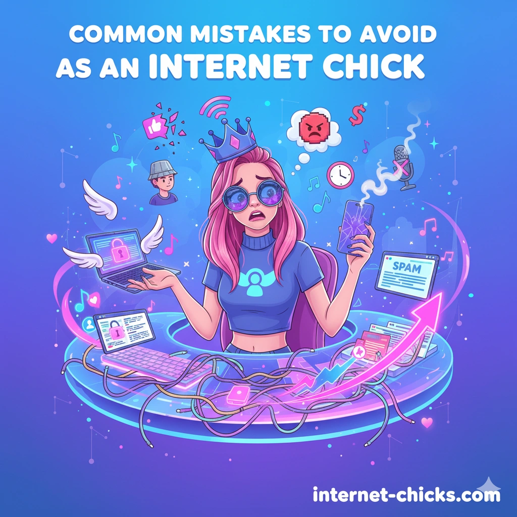 Common Mistakes to Avoid as an Internet Chick