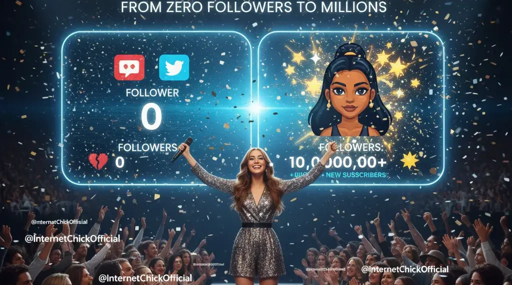 InternetChick Success Stories From Zero Followers to Millions